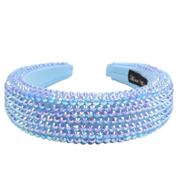 Blue Rhinestone Headband - Picture 2 of 4